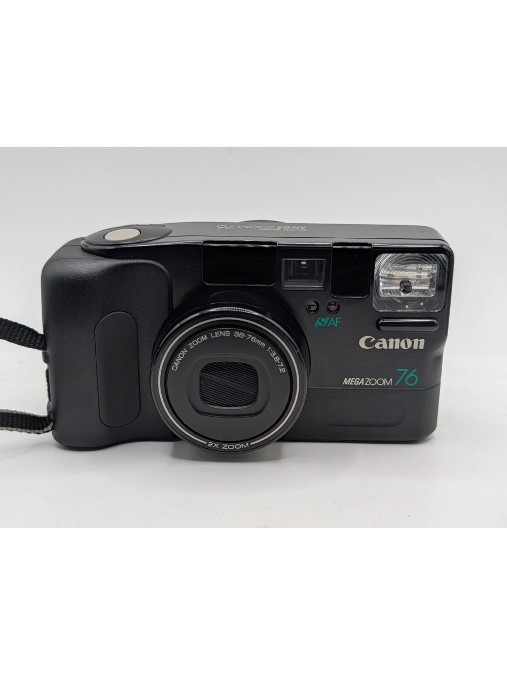 Canon Megazoom 76 Compact Camera - Black with Teal Accents